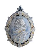 ELIZABETH I ROYALIST SUPPORTERS BADGE