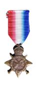 WWI FIRST WORLD WAR BRITISH MEDAL STAR - LANCE CPL MIDDLESEX REG