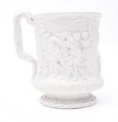 CHARLES MEIGH - VICTORIAN LARGE WHITE COMMEMORATIVE MUG