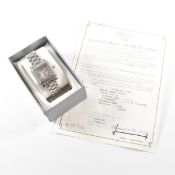 CHOPARD GENEVE HAPPY SPORT DIAMOND & STAINLESS STEEL WRISTWATCH