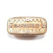 REGENCY REGARD LOCKET BROOCH PIN