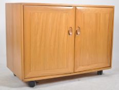 ERCOL - WINDSOR RANGE - 1970S IR TELEVISION CUPBOARD UNIT