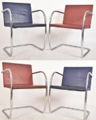 LUDWIG MIES VAN DER ROHE - SET OF FOUR CANTILEVER CHAIRS