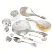 COLLECTION OF HALLMARKED SILVER ITEMS