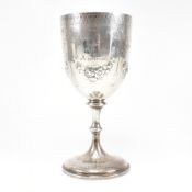 VICTORIAN HALLMARKED SILVER GOBLET TROPHY