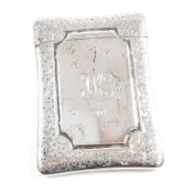 EDWARDIAN HALLMARKED SILVER CARD CASE