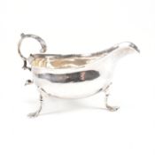 GEORGEIII HALLMARKED SILVER SAUCE BOAT