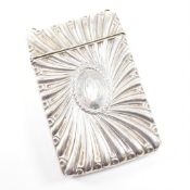 HALLMARKED SILVER CARD CASE GOLDSMITH & SILVERSMITH