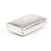 GEORGI IV HALLMARKED SILVER SNUFF BOX