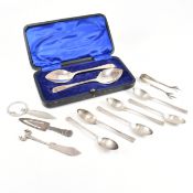 COLLECTION OF HALLMARKED SILVER 925 & WHITE METAL ITEMS