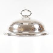 GEORGE V HALLMARKED SILVER PLATE COVER CLOCHE