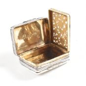GEORGE IV HALLMARKED SILVER VINAIGRETTE 1821