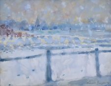 FRANCIS BOWYER - 20TH CENTURY WATERCOLOUR PAINTING