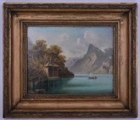 AFTER HUBERT SATTLER - 19TH CENTURY OIL ON BOARD PAINTING