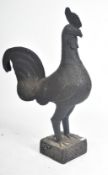 WITHDRAWN - LARGE DAHOMEY BENIN CAST METAL ROOSTER COCKEREL