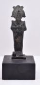 PTOLEMIAC DYNASTY BRONZE FIGURE OF OSIRIS