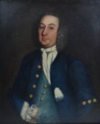 18TH CENTURY OIL ON CANVAS PORTRAIT PAINTING
