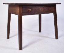 18TH CENTURY GEORGE III OAK LOWBOY WRITING TABLE DESK