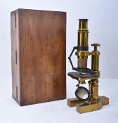 CARL ZEISS, JENA - LATE 19TH CENTURY 1886 BRASS MONOCULAR