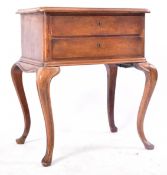 LATE 19TH CENTURY WALNUT BIEDERMEIER SIDE TABLE