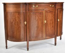 19TH CENTURY VICTORIAN BOW FRONT SIDEBOARD