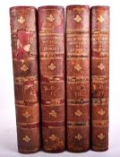 1861 - HUTCHINS' HISTORY AND ANTIQUITIES OF DORSET IN 4 VOLUMES