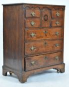 GEORGE II SCOTTISH OAK BACHELOR'S CHEST OF DRAWERS