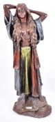 MANNER OF GASTON VEUVENOT - FRENCH POLYCHROME FIGURE