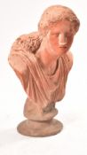 LARGE 19TH CENTURY VICTORIAN TERRACOTTA BUST OF NIOBE