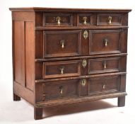 17TH CENTURY COMMONWEALTH OAK CHEST OF DRAWERS