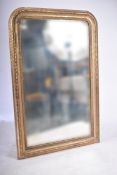 LARGE 19TH CENTURY VICTORIAN GILT WOOD MIRROR