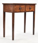 GEORGE III 19TH CENTURY MAHOGANY WRITING TABLE DESK