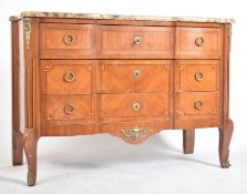 MID 19TH CENTURY FRENCH TRANSITIONAL KING-WOOD COMMODE