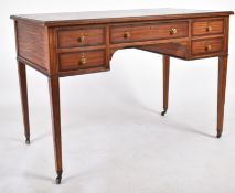 19TH CENTURY VICTORIAN MAHOGANY WRITING TABLE DESK