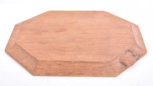 ROBERT MOUSEMAN - SOLID OAK OCTAGONAL CUTTING BOARD