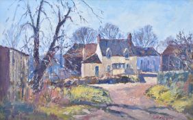 J. D. HENDERSON (19TH CENTURY) - OIL ON BOARD PAINTING