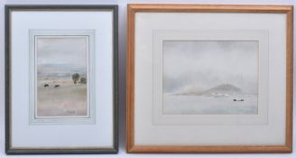 ROLAND VIVIAN PITCHFORTH - TWO 20TH CENTURY WATERCOLOURS