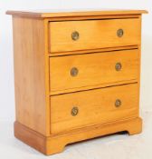 EDWARDIAN ASH / OAK ARTS & CRAFTS CHEST OF DRAWERS