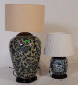 VINTAGE 20TH CENTURY CHINESE TABLE LIGHTS MANNER OF KANG