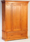 19TH CENTURY VICTORIAN PINE WARDROBE