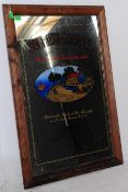 SOUTHERN COMFORT - LARGE VINTAGE PUB ADVERTISING MIRROR