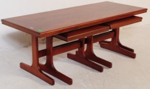 VINTAGE 20TH CENTURY TEAK NEST OF TABLE
