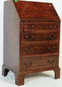 19TH CENTURY GEORGE III MAHOGANY LADIES BUREAU DESK