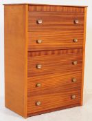 BRITISH MODERN DESIGN - MID CENTURY TEAK CHEST OF DRAWERS