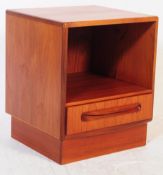 MID CENTURY TEAK WOOD BEDSIDE TABLE CABINET BY G PLAN
