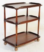 ERCOL FURNITURE - BEECH & ELM RETRO DRINKS TROLLEY