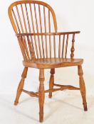 VICTORIAN 19TH CENTURY BEECH & ELM WINDSOR CHAIR