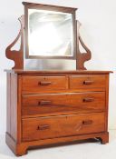 19TH CENTURY WALNUT ARTS & CRAFTS DRESSING CHEST