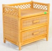 BRITISH MODERN DESIGN - 20TH CENTURY BAMBOO CHEST