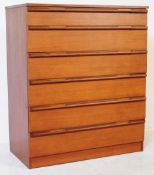 MID CENTURY 1970S AVALON TEAK CHEST OF DRAWERS
